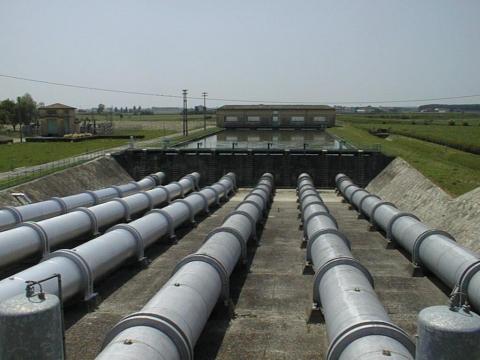 Pumping station for irrigation in the Emilia-Romagna Region (Italy)